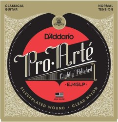 EJ45LP Pro-arte Lightly Polished Composite Normal Tension Nylon Classical Guitar Strings
