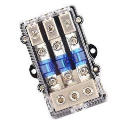 80A MagiDeal 12V Car Audio AGU Fuse Holder 4-8 AWG Inline Circuit Breaker Protection