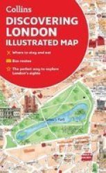Discovering London Illustrated Map Sheet Map Folded