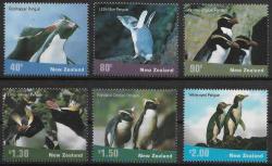 New Zealand Mnh 2001 Penguins Birds