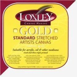Gold 16MM Standard Bar Stretched Canvas With Curved Corners 24 X 24
