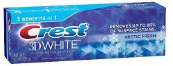 Crest 3D White Arctic Refresh Icy Cool Mint Toothpaste 3.5 Ounces Pack Of 3