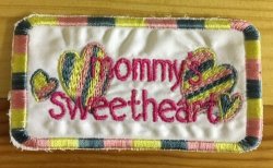 Mommy's Sweetheart Badge Patch