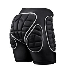 Protection Hip 3D Padded Shorts Breathable Lightweight Protective Gear For Ski Skate Snowboard Skating Skiing Volleyball Motorcross Cycling S