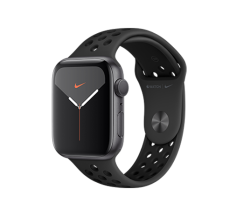 Apple Watch Nike Series 5 44MM Space Gray Aluminium Gps Anthracite black Sports Band