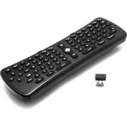 Wireless Air Mouse And Keyboard With Gyroscope For Android Tvs Black