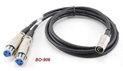 Cablesonline 6FT Dual-xlr Female To 5-PIN Din Male Professional Premium Audio Cable For Bang & Olufsen Naim Quad...stereo Systems BO-906