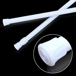 Deklong Bathroom Shower Curtain Rod Spring Loaded Stretch