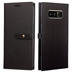 Flip Case For Samsung Galaxy Note 8 Black