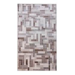 Geometric Brick 160X230CM Brown Carpet
