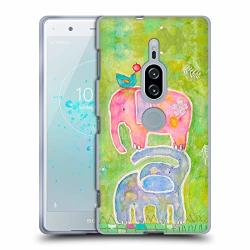 Official Wyanne Strong One Elephants 2 Soft Gel Case For Sony Xperia XZ2 Premium