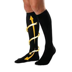 Cabeau Bamboo Compression Socks - Travel home Help Swelling blood Flow Black Large