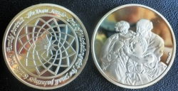 Michelangelo Gold Clad Steel Coin 1 Tr.oz Proof