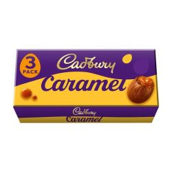 Cadbury Caramel Chocolate Easter Eggs - 1 Box 3 Eggs