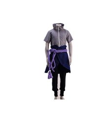 Love Anime Ninja Shinobi Cosplay Costume-uchiha Sasuke 5PCS Set