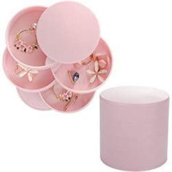 4AKID Compact Rotating Jewellery Organizer - Pink
