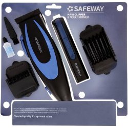 Safeway Hair Clipper And Nose Hair Trimmer Set