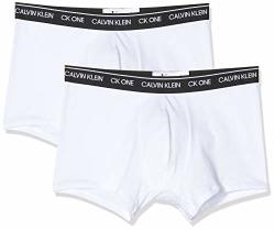 Calvin Klein Boxer Ck One 2 Pack White CKL_000NB2385AWBE - L