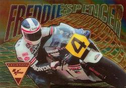 Freddie Spencer - Moto Gp Card Collection By Panini - "super Rare" Gold Legend Card 13