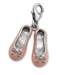 C7328 - 925 Sterling Silver Shoes Charm Dangle
