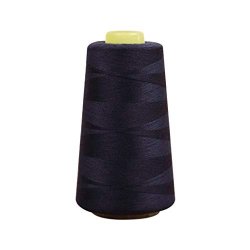 Sdoveb Household Polyester Sewing Thread Pagoda Polyester Thread For All Purpose Hand And Machine Sewing 3000 6000 8000 Yards White black S 3000-YARD Black