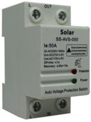 Auto Voltage Protection Switch- Din Rail Mount Passing Current Maximum 50A Rated Ac Voltage 230VAC Frequency 50HZ Over-voltage Cut-off Value 275VAC Under-voltage Cut-off
