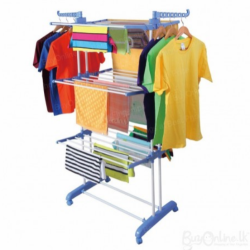 FOLDABLE 3 Layer Clothes Air Hanger Dryer Stand Rack
