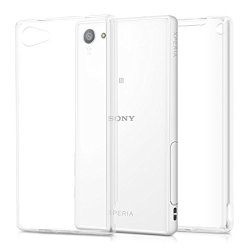 Kwmobile Case For Sony Xperia Z5 Compact - Crystal Clear Tpu Silicone Protective Cover Full Body Case - Transparent