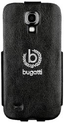 Bugatti Ultra Thin Flip Case For Samsung Galaxy S4 MINI I9195 - Geneva Black