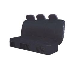 Aca - Safari 4 Piece Rear Seat Cover Set - Black