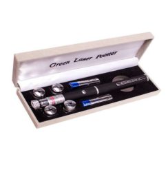 Portable 5 In 1 Green Laser Pointer Pen