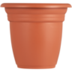 Terracotta Plastic Flower Pot 21CM