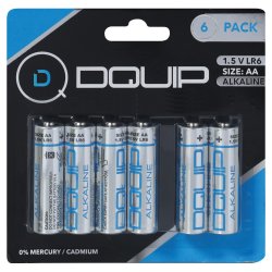 DQUIP Alkaline Battery Aa 4 + 2 Free