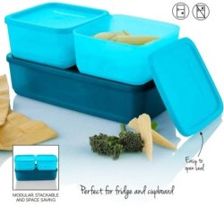 Tupperware Southern Africa - Cubix Square (650ml x 4) - R180 SAVE OVER R50  Shop online