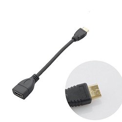 Seadream 6" 15CM High Speed Straight MINI HDMI Male To HDMI Female Cable Adapter Connector Straight