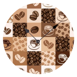 Coffee Beans - Ceramic Wall Clock