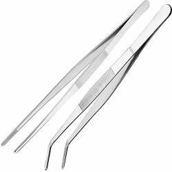 Bread Tweezers.Extra-Long 12-Inch Buorsa Multifunction Stainless Steel Tweezers,Barbecue Tweezers Medical Tweezers
