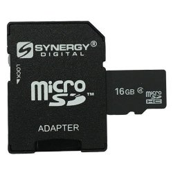 Motorola BF5X Cell Phone Memory Card 16GB Microsdhc Memory Card With Sd Adapter
