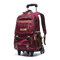 Yaagle Rolling Backpack For School Trolley School Bag For Children