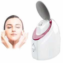 Facial Steamer Nano Ionic Hot Face Warm Mist Professional Ozone Home Facial Sauna Spa For Face Moisturizing Cleaner Pores Cleanse Clear Blackheads Acne Impurities