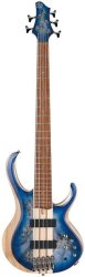 Ibanez BTB845 5 String Electric Bass Guitar Cerulean Blue Burst Low Gloss