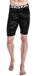 Drskin Compression Cool Dry Sports Tights Pants Shorts Baselayer Running Leggings Rashguard Men XL DMBB054