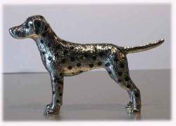 Silver Plated Dog Model -dalmatian