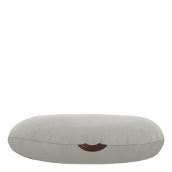 Khuwa Round Grey Floor Cushion