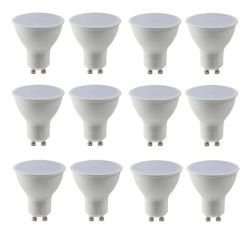 LED 3W GU10 Down Light Globes - 12 Pack Warm White Bulbs