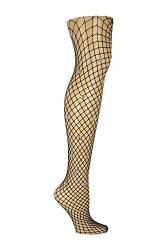 Steve Madden Legwear Women's Fishnet Tight With Embellishment Stars SM42179 Black Ml