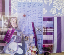 Scrapbook And Craft Pack Colour Purple