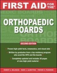 First Aid for the Orthopaedic Boards, Second Edition FIRST AID Specialty Boards
