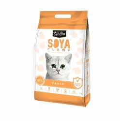 Kit Cat Soya Clumping Cat Litter 2.8KG - Peach