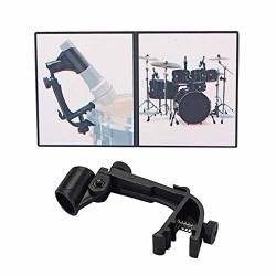 Tuscom 2 Pack Universal Microphone Clip Holder Professional Video Microphones Clip On Adjustable Stage Drum Clips Studio Stand For Recording Youtube Interview Podcast Vlogging